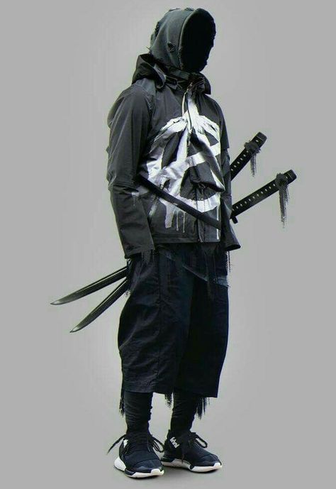 Post-Apocalyptic Fashion Swords, Black And White, White, Black