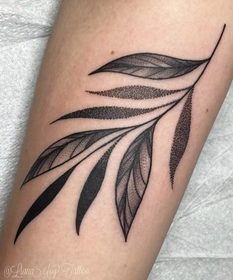 Palm Leaf Sleeve Tattoo, Negative Space Leaves Tattoo, Palm Leaf Tattoos, Leaves Tattoo Men, Sage Leaf Tattoo, Black Leaf Tattoo, Leaf Tattoo Stencil, Leaf Tattoo Meaning, Fern Leaf Tattoo