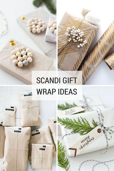 DIY Scandi gift wrap ideas. Make your own wrapping paper. Unique gift wrap ideas. Christmas gift wrap inspiration. Minimalist gift wrap. Make Your Own Wrapping Paper, Gift Wrapping Christmas, Christmas Everyday, Gift Wrap Ideas, Diy Christmas Presents, Christmas Gift Wrap, Unique Gift Wrapping, Wrap Ideas, Mason Jar Gifts