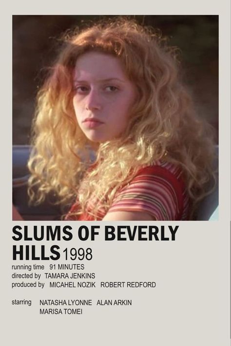 Slums Of Beverly Hills Poster, Slums Of Beverly Hills, Movie Outfit Ideas, Beverly Hills Movie, Movie Recs, Movie Outfit, Character Movie, Indie Movie Posters, Movies To Watch Teenagers