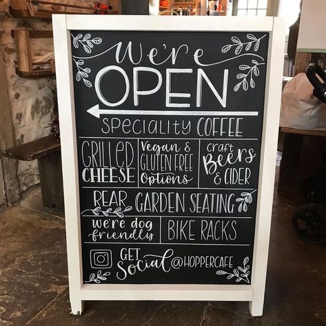 Menu Boards Ideas, Cafe Board Ideas Chalkboard Walls, Coffee Shop Blackboard, Bakery Chalkboard Signs, Restaurant Board Design, Coffee Shop Chalkboard Signs, Chalkboard Menu Ideas, Restaurant Chalkboard Ideas, Restaurant Signage Design