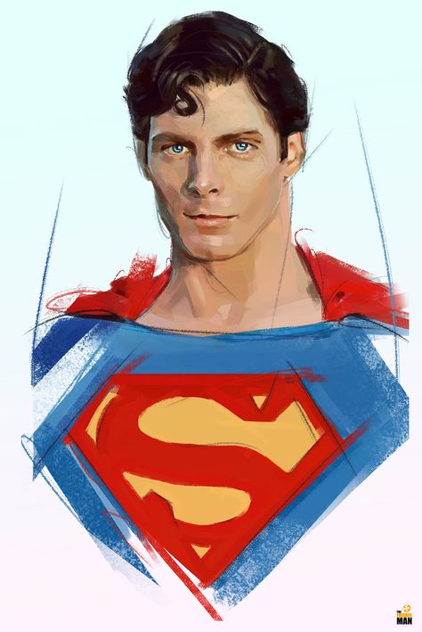 Superman Hair, Batman Vs Superman Movie, Superman Love, Christopher Reeve Superman, Superman Artwork, Action Comics 1, Superman Movies, Superman Art, Christopher Reeve