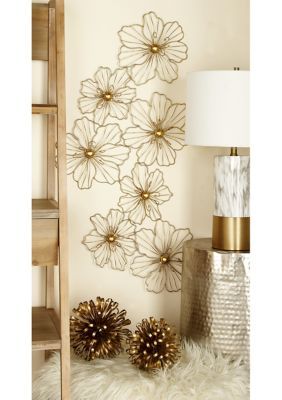 Petal Flowers Montage Wall Sculpture