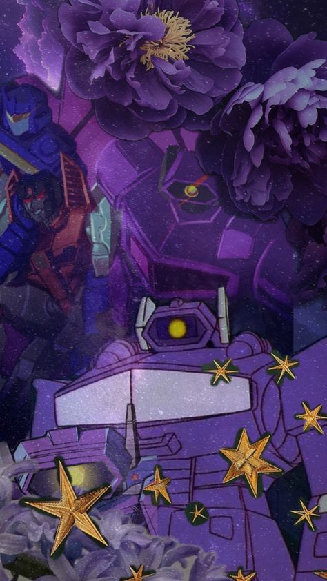 #transformers #shockwave #sound #purple #star #glitter #robot #aesthetic #cute #cool #wallpaper #show #movie Transformers Shockwave, Robot Aesthetic, Show Movie, Shock Wave, Aesthetic Cute, Cool Wallpaper, Transformers, Sound, Glitter