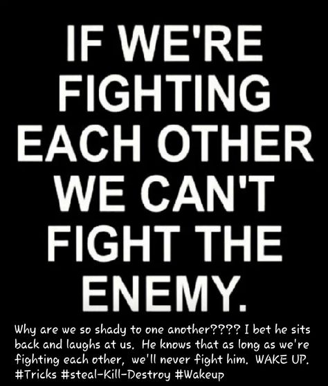 Fight the enemy not family House Divided, Daily Bible Study, Real Talk, The Words, Wisdom Quotes, Wise Words, A Black, Bible Study, Words Of Wisdom