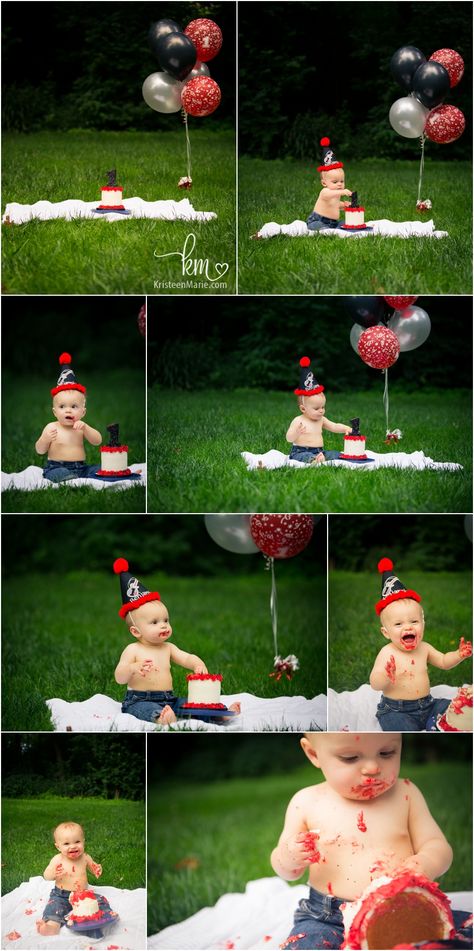 1 Yr Birthday Photoshoot Ideas, Cake Smash Photos Outdoor, Smash Cake Outdoor, Simple Birthday Shoot Ideas, 1st Birthday Picture Ideas, Outdoor Cake Smash, Cake Smash Boy, Bday Pics, Boy Photo Shoot