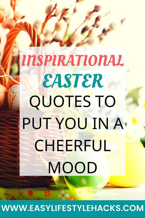 Inspirational Easter Quotes to make you holiday even more special. Warm your heart and soul with these Easter quotes that will inspire you on this special day. From celebrating the joys of family and friends, to reflecting on the resurrection of Jesus Christ, these quotes will help you find the spirit of Easter in your life. Happy Easter! Beautiful Easter Quotes, Easter Blessings Quotes Friends, Easter Blessings Quotes Families, Easter Hope Quotes, Easter Blessings Quotes Faith, Easter Sayings Quotes, Blessings Quotes Family, Easter Quotes Inspirational, Happy Easter Quotes Jesus Christ