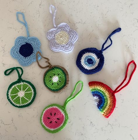 Crochet Pouch Bag Charm | Sprout Crochet Co. on Etsy Business Crochet, Crochet Quilt Pattern, Crocheted Bags, Crochet Baby Beanie, Free Crochet Bag, Crochet Bag Pattern Free, Crochet Pouch, Cozy Crochet, Crochet Business