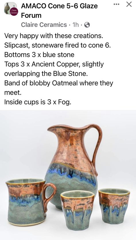 Wheel Pottery, Glaze Layering, Ceramic Glazing, Clay Glaze, Glaze Combinations, Glaze Combos, Pottery Patterns, Glaze Ideas, Pottery Kiln