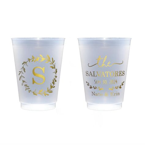 Wedding cups personalized