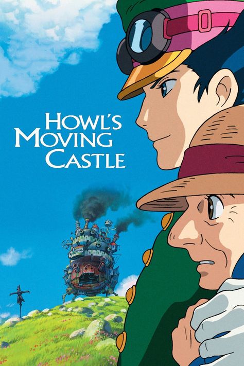 Howl's Moving Castle movie poster Fantastic Movie posters #SciFi movie posters #Horror movie posters #Action movie posters #Drama movie posters #Fantasy movie posters #Animation movie Posters Howl's Moving Castle Movie, Studio Ghibli Collection, Howl's Moving Castle Poster, قلعة هاول المتحركة, Castle Movie, Howl's Moving Castle, Ghibli Movies, Howls Moving Castle, Hayao Miyazaki