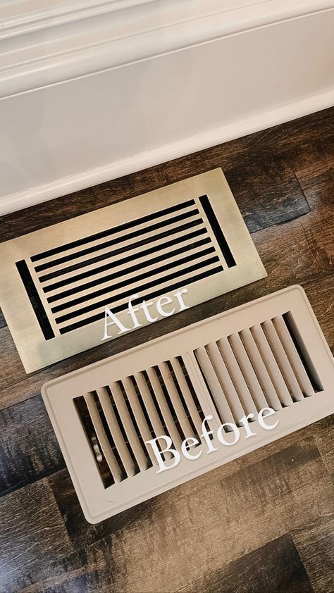 Air Duct Covering Ideas, Floor Register Ideas, Return Vent Cover Ideas, Wall Vent Cover Ideas, Diy Floor Register, Floor Air Return Cover Ideas, Air Intake Cover Ideas, Diy Vent Cover, Ceiling Vent Cover Ideas