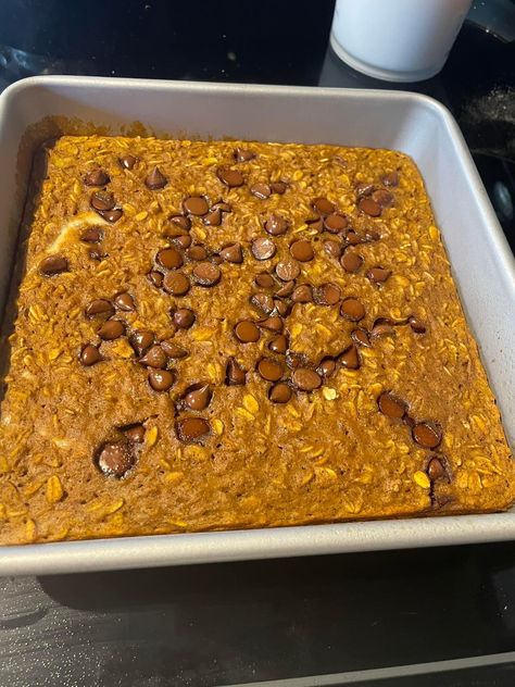 Pumpkin Oatmeal Bake, Ww Sweets, Raspberry Salad, Weight Watchers Pumpkin, Oatmeal Bake, Pumpkin Oats, Weight Watchers Recipes, Points Recipes, Breakfast Bites