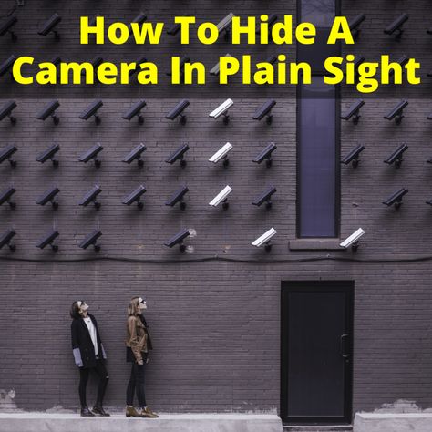 Learning how to hide a camera in plain sight is not hard. There are a lot of different options. The main thing you need to look out for is that you don't accidentally... Hidden Cameras For Home, Diy Security Camera, Security Camera Hidden, Blink Camera, Folding Boat, Hidden Spy Camera, Diy Camera, Outdoor Camera, Security Tips