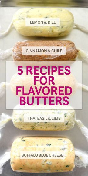 Lemon Dill Butter, Dill Butter, Blue Cheese Butter, Parmesan Butter, Flavored Butter Recipes, Butter Recipes Homemade, Flavored Butters, Compound Butter Recipe, Herb Butter Recipe