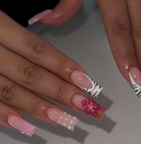 Puerto Rico Nails, Vacation Nail Ideas, Bright Nail Designs, Hard Nails, Diy Acrylic Nails, Lavender Nails, Subtle Nails, Grunge Nails, Girly Acrylic Nails