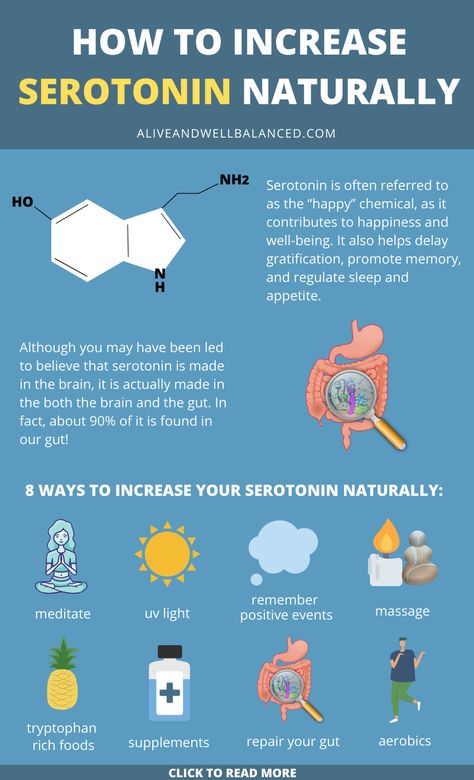 Increase Serotonin Naturally, Increase Serotonin, Body Study, Brain Facts, Boost Your Mood, Headache Relief, Color Psychology, Body And Mind, Mental And Emotional Health