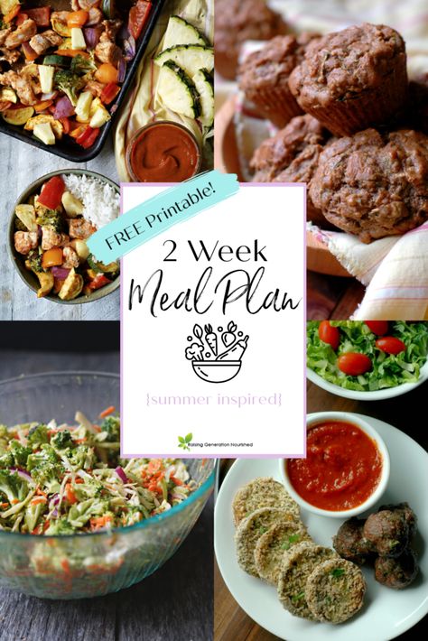 Nourishing 2 Week Meal Plan {Summer Inspired Part 2} - Raising Generation Nourished Cranberry Soda, Wapf Recipes, 2 Week Meal Plan, Metabolic Eating, Summer Meal Plan, Pro Metabolic, Real Food Meal Plan, Nourishing Meals, Super Healthy Kids