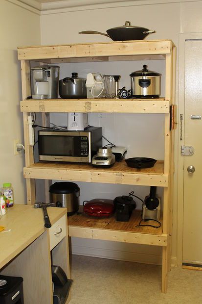 Cheap Storage Shelves Cheap Shelving Ideas, Diy Kitchen Storage Shelves, Kitchen Standing Shelves, Storage Shelving Ideas, Cheap Shelving, Cheap Storage Shelves, Heavy Duty Shelves, Classroom Shelves, Cheap Shelves