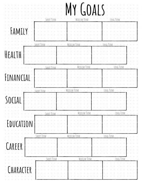 FREE Printable Goal Planner Templates & 40 Page Goal Journal Life Plan Template Free Printables, Goal Journal Ideas Life Planner, Goal Worksheet Printables Free, Goals Checklist Free Printable, Goal Making Template, Goal Board Template, Life Goal Template, Goals Sheet Printable, Goals Worksheet Printables Free