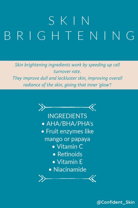 Brightening Ingredients Skincare, Esthetician Knowledge, Kandungan Skincare, Skin Recipes, Beauty Skin Quotes, Medical Words, Brightening Skincare, Skin Facts, Skin Advice