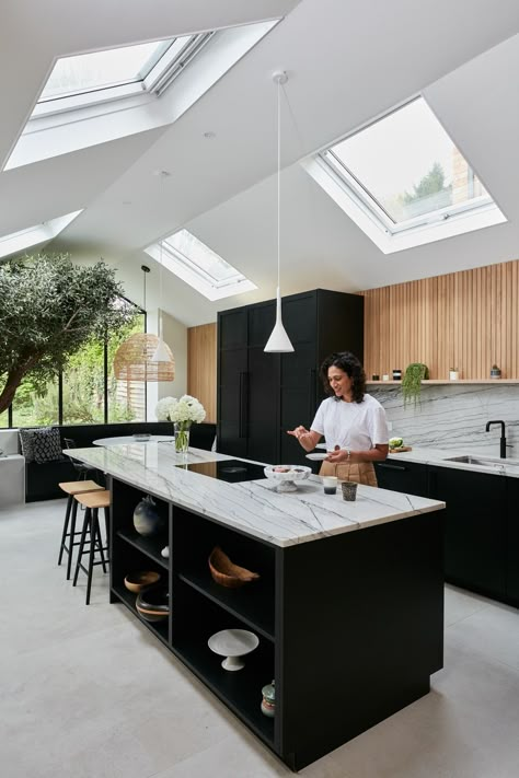 Japandi Style Kitchen, Japandi Kitchen Design, Bespoke Kitchen Design, London Kitchen, Patio Interior, Scandinavian Kitchen, Kitchen Extension, Kitchen Trends, Bespoke Kitchens