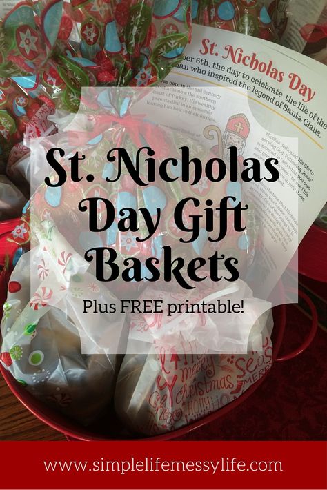 St. Nicholas Day baskets Feast Of St Nicholas Ideas, St Nicks Day Ideas, St Nicholas Day Ideas Kids, St Nicolas Day Ideas, Saint Nick Gift Ideas For Kids, St Nick Ideas, St Nick Gifts For Kids, St Nick Gift Ideas, St Nicholas Day Ideas