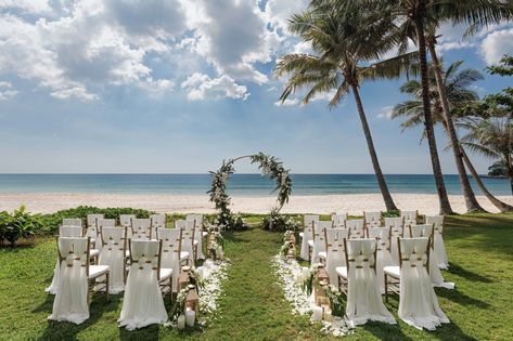 We said "I do" with the ocean as our witness. Here's to a lifetime of adventures, hand-in-hand. Get ready for your memorable beachfront wedding at The Surin Phuket.⁠ ⁠ #thesurinphuket #luxuryhotel #luxuryresort #DesignHotels #phuket #thailand⁠ #beachvibe #phuketbeach⁠ #beachweddingbliss #foreverlove #phuketwedding Thailand Wedding Venues, Beachfront Wedding, Beach Suite, Beach Dinner, Phuket Wedding, Cottage Wedding, Wedding Brochure, Thailand Wedding, Romantic Beach