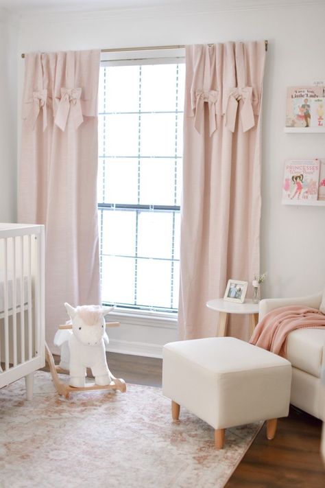 Simple pink and cream rug for feminine nursery Nursery Rugs Girl, Feminine Nursery, Blush Pink Nursery, Beige Nursery, Blush Nursery, Simple Nursery, Nursery Curtains, Bedroom Decor Inspiration, Nursery Room Inspiration