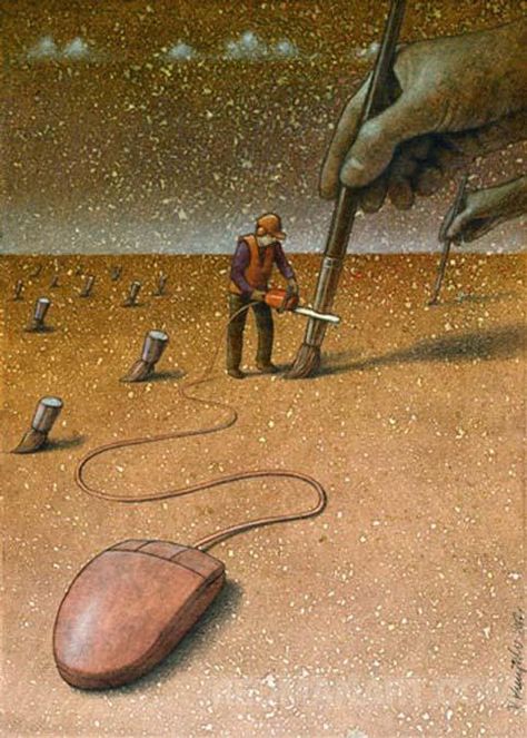 Thought-Provoking Satirical Illustrations by Pawel Kuczynski (Part II) Ilustrasi Satir, Satirical Illustrations, Aztec Warrior, Social Commentary, Drawing Faces, Meaningful Art, Have Inspiration, Question Everything, Art Et Illustration