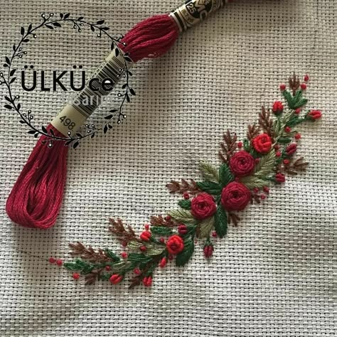 Embroidery Stitches Flowers, Silk Ribbon Embroidery Patterns, Hand Embroidery Patterns Flowers, Embroidery Stitches Tutorial, Pola Sulam, Hand Embroidery Projects, Hand Embroidery Flowers, Embroidery Patterns Vintage, Brazilian Embroidery