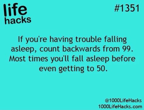 Tip 1000 Lifehacks, Hack My Life, Trouble Falling Asleep, 1000 Life Hacks, Teen Life Hacks, Falling Asleep, Makeup Tricks, Teen Life, Simple Life Hacks