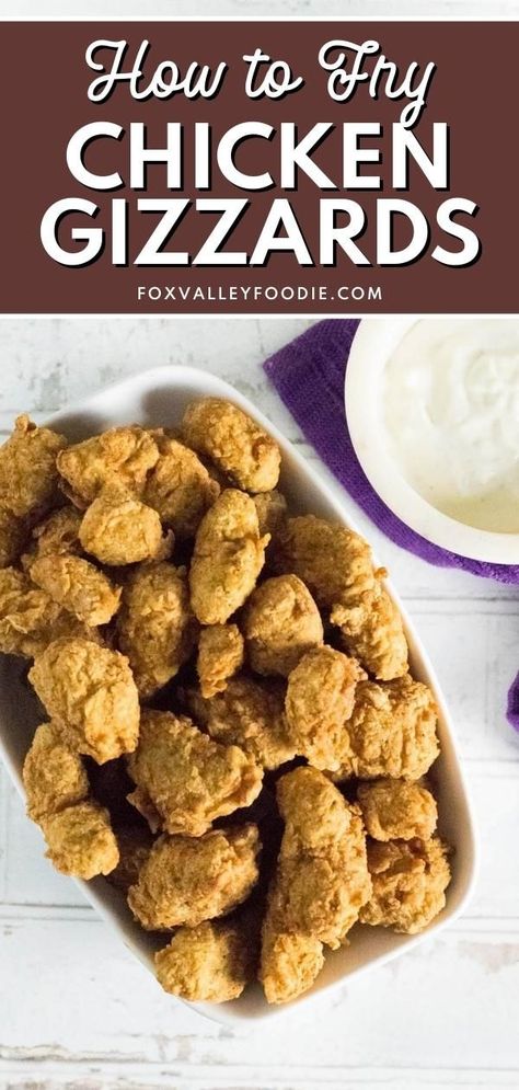 Fried Chicken Gizzard Recipe, Fried Gizzards, How To Fry Chicken, Gizzards Recipe, Chicken Liver Recipes, Cooking Fried Chicken, Chicken Gizzards, Making Fried Chicken, Fry Chicken