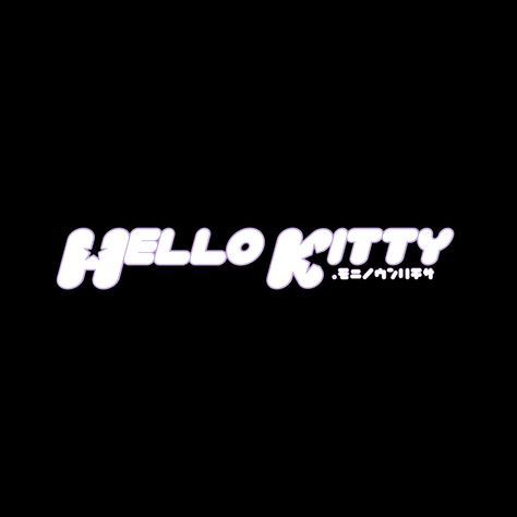 Black Hello Kitty Widget, Bad Hello Kitty Wallpaper, Hello Kitty Wallpaper Black, Grunge Hello Kitty Pfp, Y2k Discord Pfp, Hello Kitty Black, Y2k Hello Kitty Pfp, Y2k Black Symbols, Black Hello Kitty Wallpaper