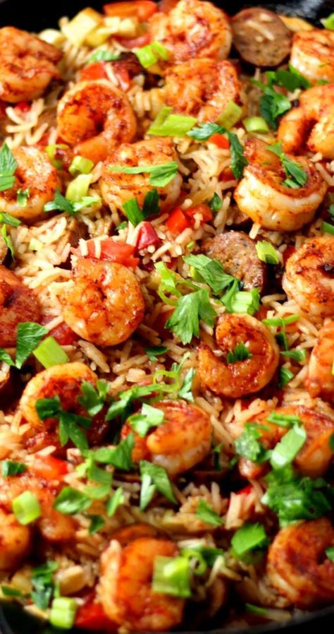 This Cajun Shrimp Fried Rice recipe will take you on a mouthwatering adventure that combines Cajun seasoning with succulent shrimp and a rainbow of veggies. #dinnerideas #Cajun #rice #shrimp #sausage Sausage Shrimp Rice, Spicy Shrimp Fried Rice Recipe, Fish Rice Recipe, Cajun Shrimp Fried Rice Recipe, Cajun Rice Recipes, Baked Cajun Shrimp, Cajun Fried Shrimp, Cajun Fried Rice, Cajun Shrimp Fried Rice