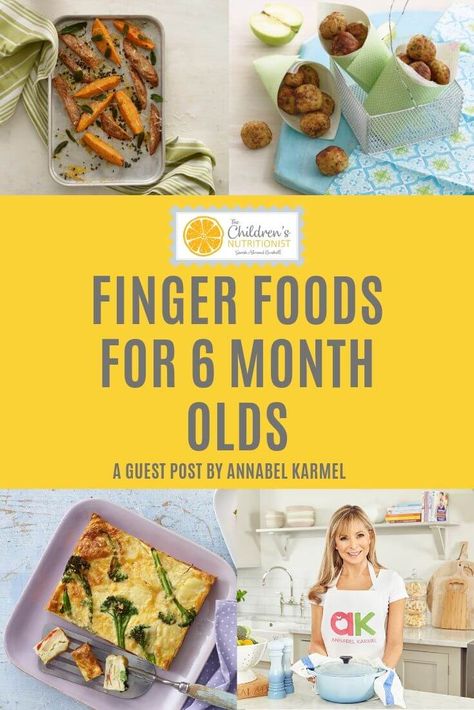 Finger Food for 6 month olds by leading children’s cookery author Annabel Karmel  — Weaning | Fussy Eating | Child Nutrition Baby Led Weaning Recipes 6 Months, First Finger Foods, 6 Month Baby Food, Baby Food By Age, Baby Led Weaning First Foods, Weaning Foods, Baby Led Weaning Recipes, Healthy Baby Food, Lactation Recipes