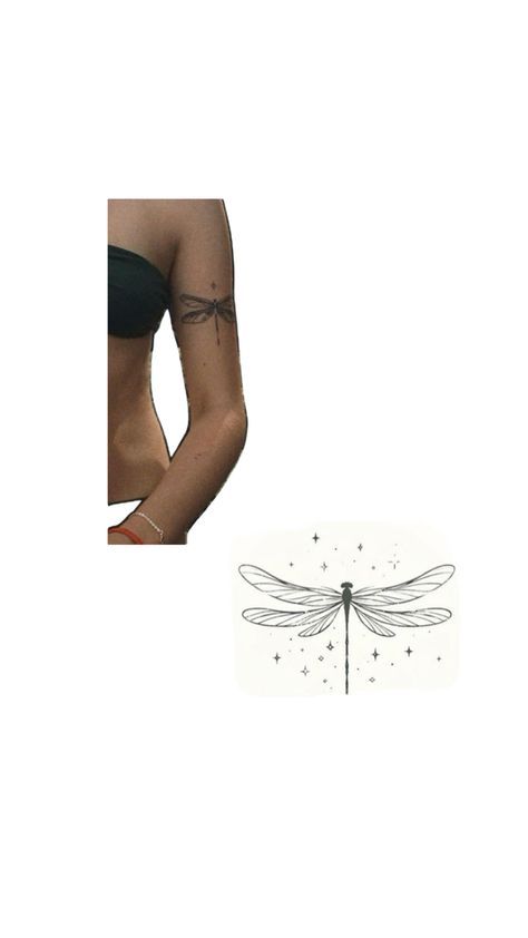 Thigh Tattoos Women Dainty, Dainty Dragonfly Tattoo, Thigh Tattoos, Tattoos Women, Dragonfly Tattoo, Thigh Tattoos Women, Thigh Tattoo, Tattoos For Women, Tattoos