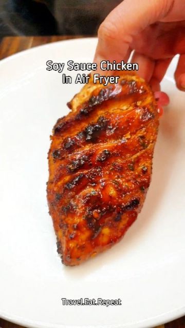 Chicken In Air Fryer, Air Fryer Recipes Chicken Breast, Soy Sauce Chicken, Salsa Picante, Sauce Chicken, Air Fryer Recipes Chicken, Quick Recipes Snacks, Air Fryer Dinner Recipes, Yummy Chicken Recipes