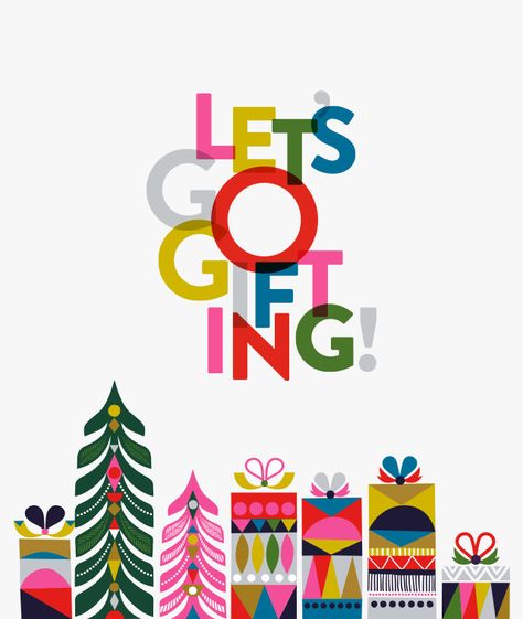 Let's go gifting! Nordstrom Christmas, Christmas Gifts For Everyone, Christmas Marketing, Holiday Marketing, Remove Negative Energy, Christmas Graphic Design, Christmas Campaign, Idee Cricut, Christmas Typography