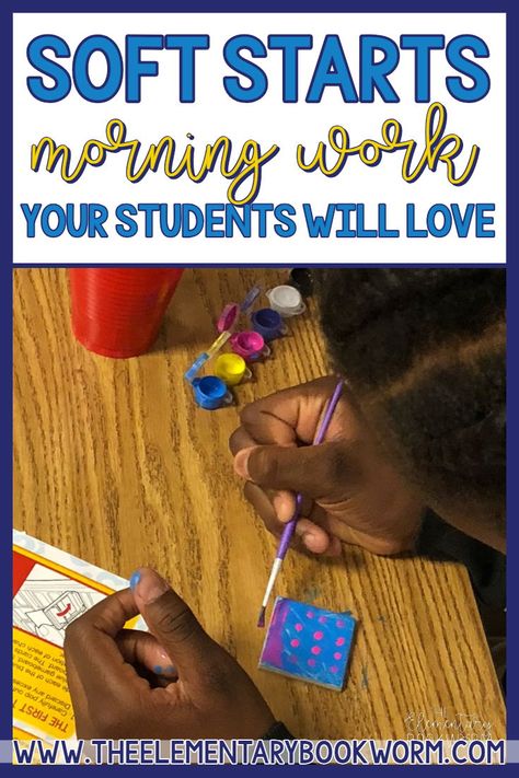 Soft Start Upper Elementary, First Day Of School Morning Work, Morning Work Elementary, Soft Starts In The Classroom 3rd Grade, Soft Starts In The Classroom 4th Grade, Soft Starts In The Classroom, Classroom Morning Routine, Quiet Boxes, Class Procedures