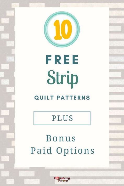 Quick & Colorful: Free Strip Quilt Patterns to Inspire Strip Quilt Patterns Easy, Quilt Patterns Easy, Strip Quilt Patterns, Boys Quilt Patterns, Fat Quarter Quilt Pattern, Strip Quilt, Jelly Roll Quilt Patterns, Fat Quarter Quilt, Jelly Rolls