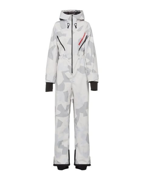 Prada Ready To Wear, Ski Suit, Ski Suits, Camouflage Print, Ready To Wear Collection, Camo Print, Fashion Collection, Camouflage, Jogging