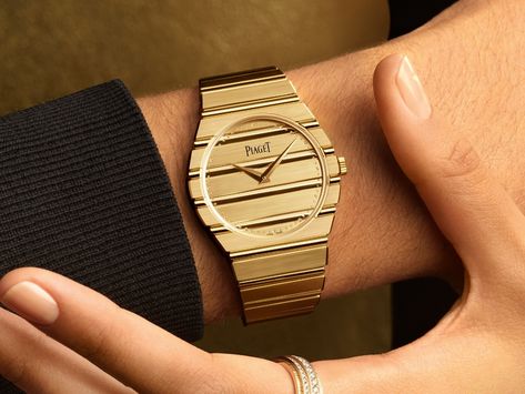 Piaget Polo 79: Gorgeous Gold 1980s Classic Returns | Man of Many Piaget Polo, High End Watches, 1980s Fashion, Sporty And Rich, Audemars Piguet Royal Oak, Audemars Piguet, Modern Man, Cool Watches, Gold Watch