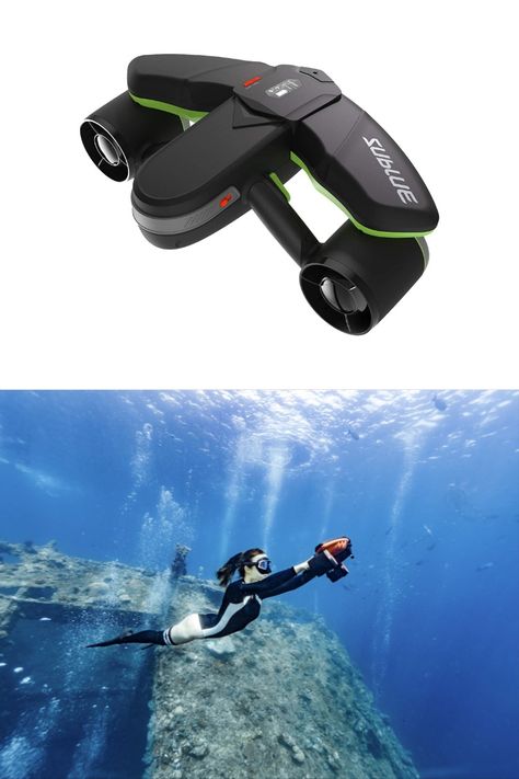 Looking for a powerful and reliable underwater scooter to enhance your water sports experience? Look no further than the Windek Sublue Navbow Smart Underwater Scooter. With its impressive specifications, this scooter offers superior performance for all your water adventures. Featuring a 60-minute battery life and a 3-speed switch, you can easily switch between speeds to find the perfect level of excitement underwater. Click on the photo to discover more😉 Underwater Cameras, Underwater Scooter, Zombie Hunter, Water Adventure, Waterproof Camera, Swimming Diving, Pergola Patio, Watercraft, World Champion