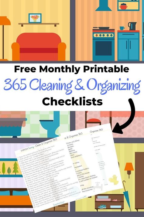 Holiday Cleaning Schedule, Holiday Cleaning Checklist, Declutter Plan, Organize 365, Cleaning Checklists, Monthly Cleaning, Summer Checklist, Cleaning Checklist Printable, Cleaning Schedules