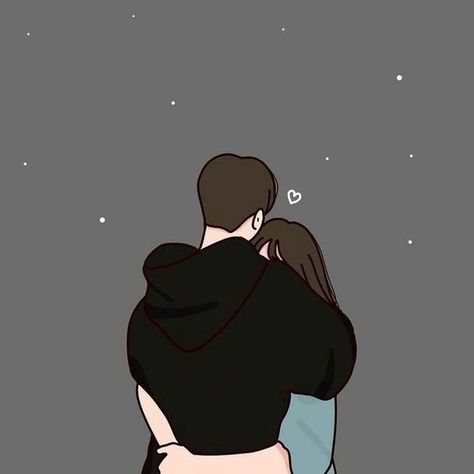 Cute Couple Cartoon DP'z - Matching- Cute love - For WhatsApp Cartoon Couple, Siluete Umane, 흑백 그림, Cute Love Wallpapers, Buku Skrap, Cute Couple Drawings, Cartoons Love, Gambar Figur, Cute Couple Wallpaper