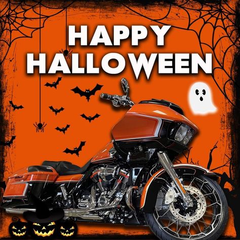 Harley Davidson Halloween, Resident Evil Tattoo, Harley Davidson Images, Evil Tattoo, Halloween Memes, Motorcycle Accessories, Resident Evil, Happy Halloween, Harley Davidson