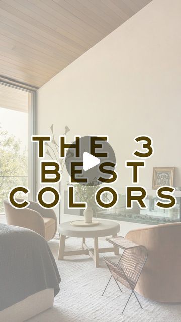 Loren Kreiss on Instagram: "Here are the 3 best colors to use for your home.

#interiordesigntrends #paintcolors #paintideas #paintcolors #benjaminmoore #sherwinwilliamspaintcolors #taupe #taupepalette #beigeinterior #homeinspiration #interiordesignideas #interiordesigninspiration #creampaint #paintideas #cream #beigepaint" Cream Paint Living Room, Cream Walls Living Room, Loren Kreiss, Wall Paint Colour Combination, Wall Color Combination, Taupe Walls, Room Wall Painting, Beige Interior, Sherwin Williams Paint Colors