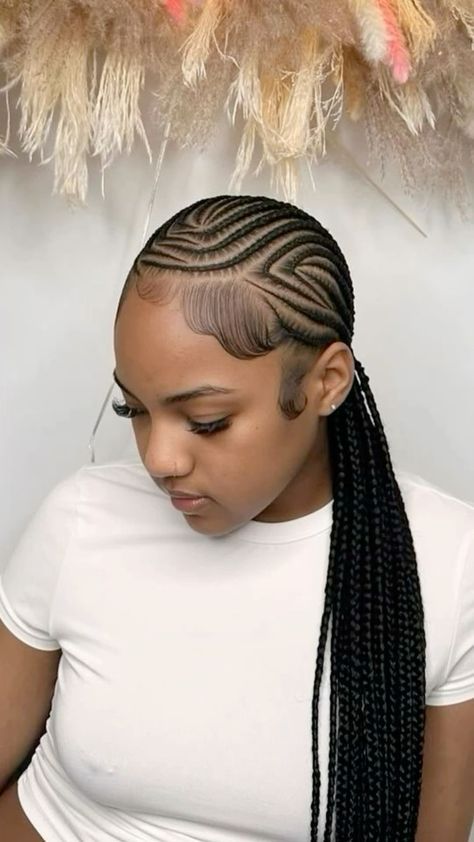 Alicia Keys Cornrows, Feed In Braids Cornrows, Cornrows With Weave, Alicia Keys Braids, Latest Braided Hairstyles, Feed In Braids, Braids Cornrows, Feed In Braid, Pretty Braided Hairstyles