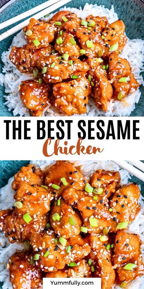 Taste the perfect blend of sweet and savory sesame chicken, featuring crispy, bite-sized chicken pieces coated in a luscious sesame sauce. Craving more culinary delights? Click here to access a treasure trove of mouthwatering recipes that will tantalize your taste buds and expand your kitchen repertoire. Easy Sesame Chicken, Christmas Eats, Honey Sesame Chicken, Crockpot Ideas, Sesame Chicken Recipe, Asian Recipe, Morning Workouts, Honey Sesame, Chinese Cooking Recipes